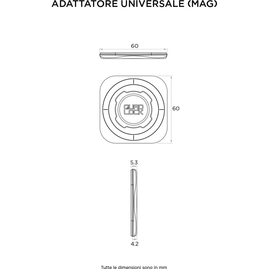 Adattatore Quad Lock QMA-UNI Mag Universale