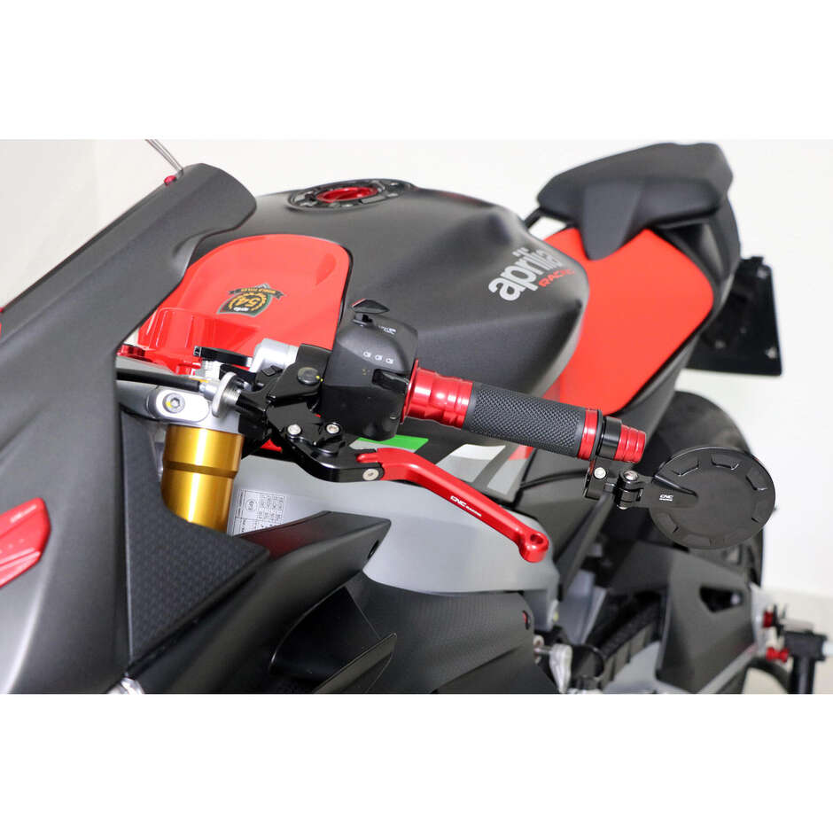 Adattatore specchio bar-end MRA05 per Aprilia RS 660 CNC Racing Nero