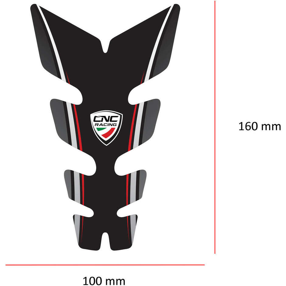 Adesivo protezione serbatoio carburante Ducati FP003 CNC Racing Nero