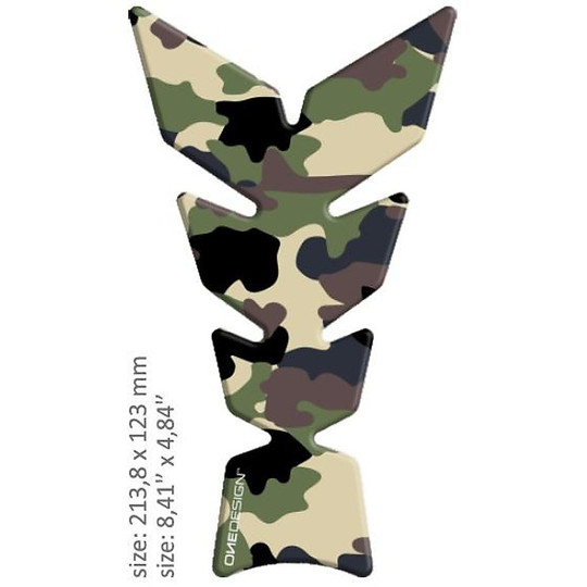 Adhesive Protection For Tank Print Camouflage Sand Pattern