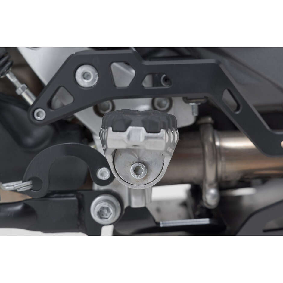 Adjustable Footrests Kit Evo Sw-Motech FRS.22.112.10201/B Ducati Multistrada V4 Silver