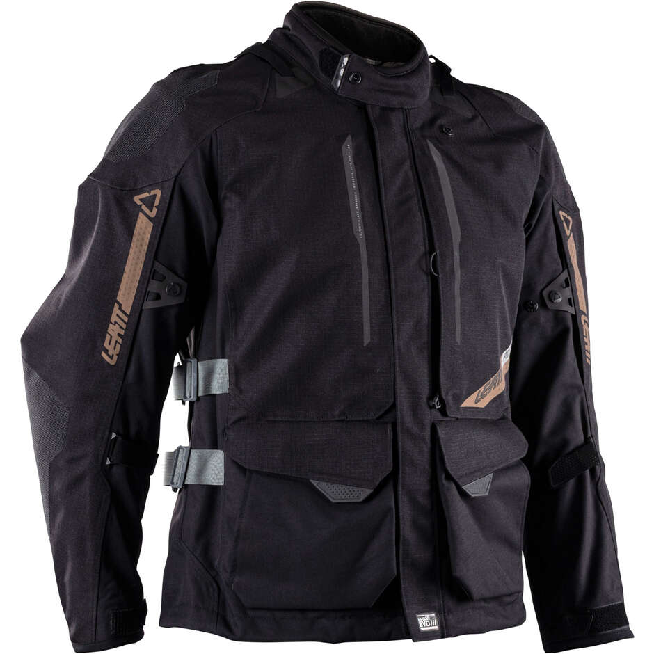 Veste de moto ADV DriTour 5.5 Leatt noire