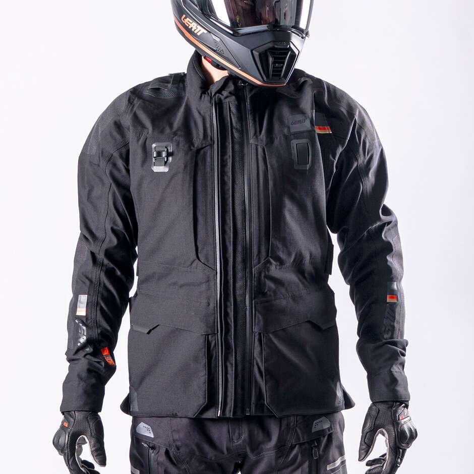 ADV Rally 7.5 HydraDri Leatt Motorcycle Jacket Black / Grey
