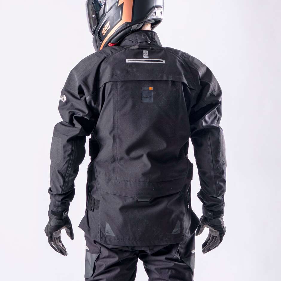 ADV Rally 7.5 HydraDri Leatt Motorcycle Jacket Black / Grey