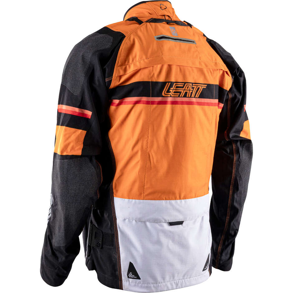 ADV Rally 7.5 HydraDri Leatt Motorcycle Jacket Orange / Grey