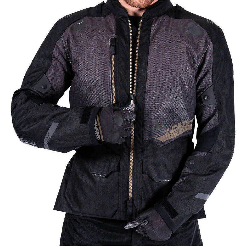 Adventure-Jacke Leatt JACKET ADV FLOWTOUR 5.5 Schwarz