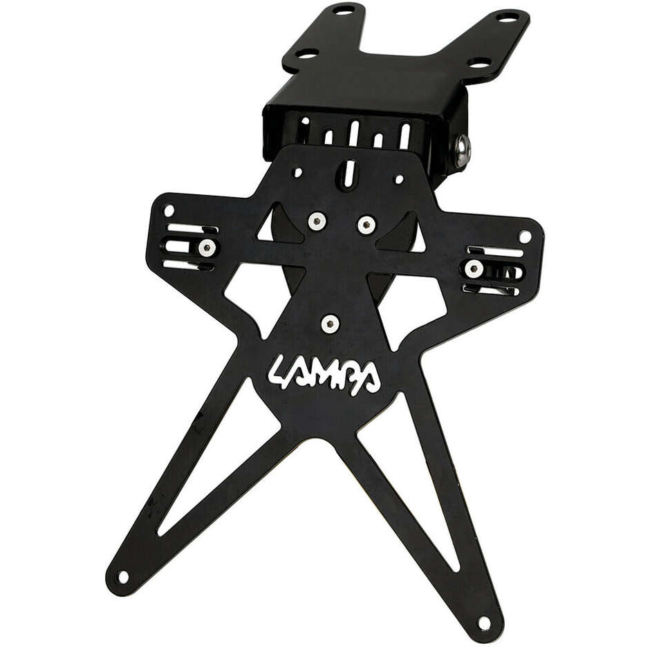 Support De Plaque Moto Universel Réglable Avec Éclairage LED - Porte Plaque Immatriculation Robuste Pour MT01 MT07 MT09 Z900 SV650