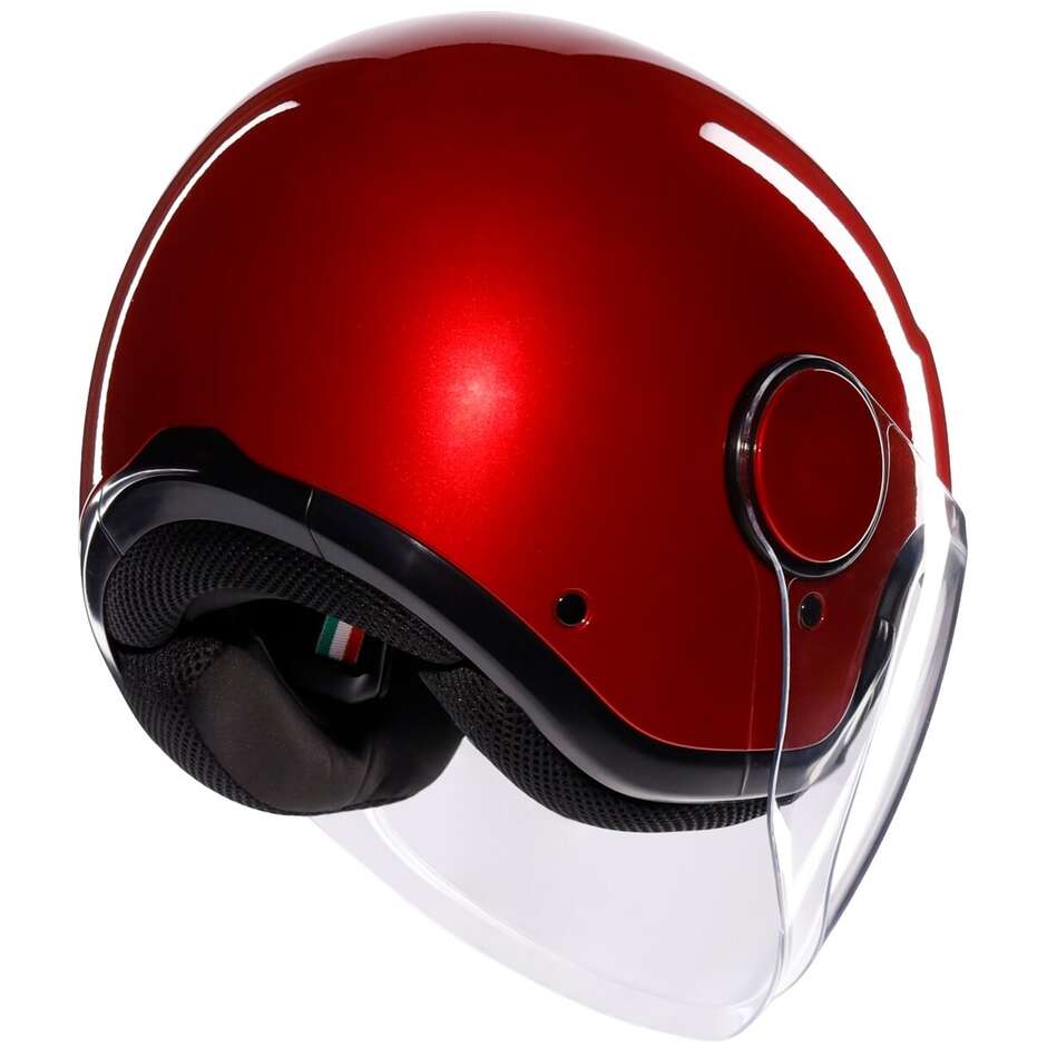 AGV ETERES MONO CORSA Jet Motorcycle Helmet Red