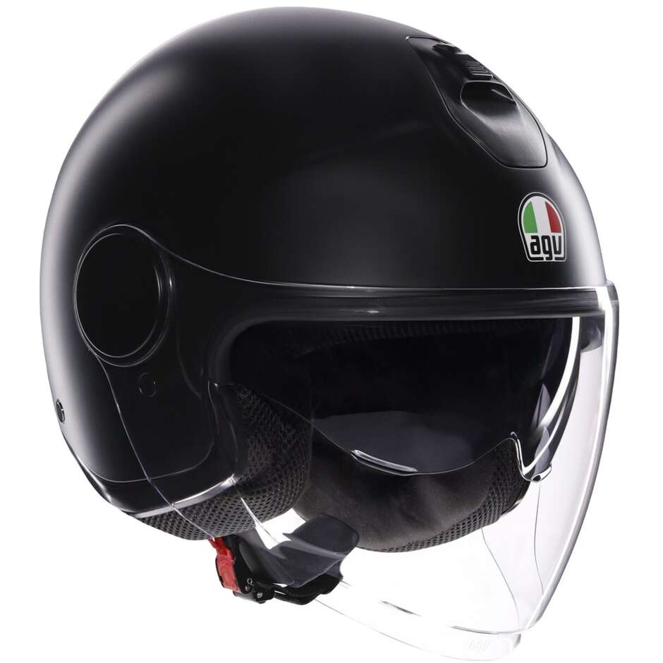 AGV ETERES MONO Jet Motorcycle Helmet Matt Black