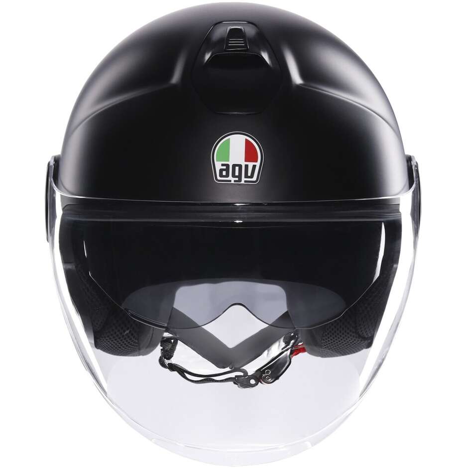 AGV ETERES MONO Jet Motorcycle Helmet Matt Black