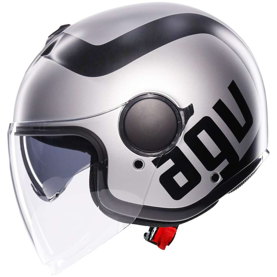 AGV ETERES RIMINI Jet Motorcycle Helmet Matt Grey Black