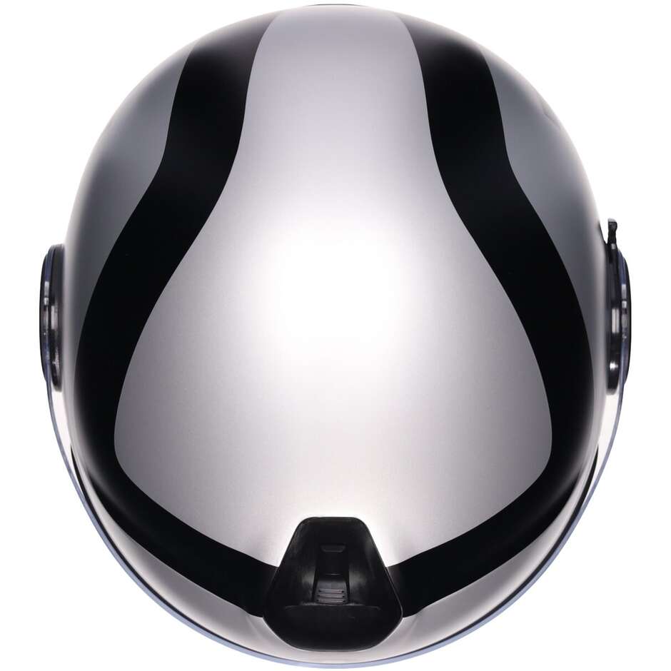 AGV ETERES RIMINI Jet Motorcycle Helmet Matt Grey Black