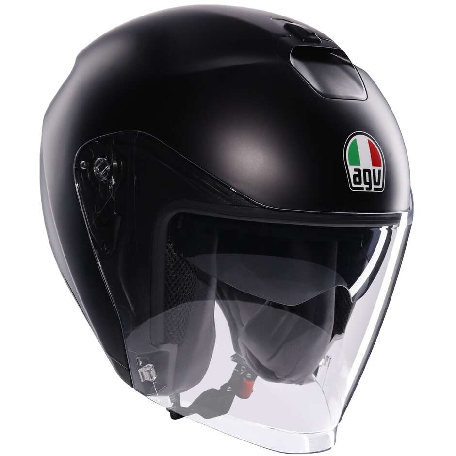 AGV IRIDES MONO Jet Motorcycle Helmet Matt Black