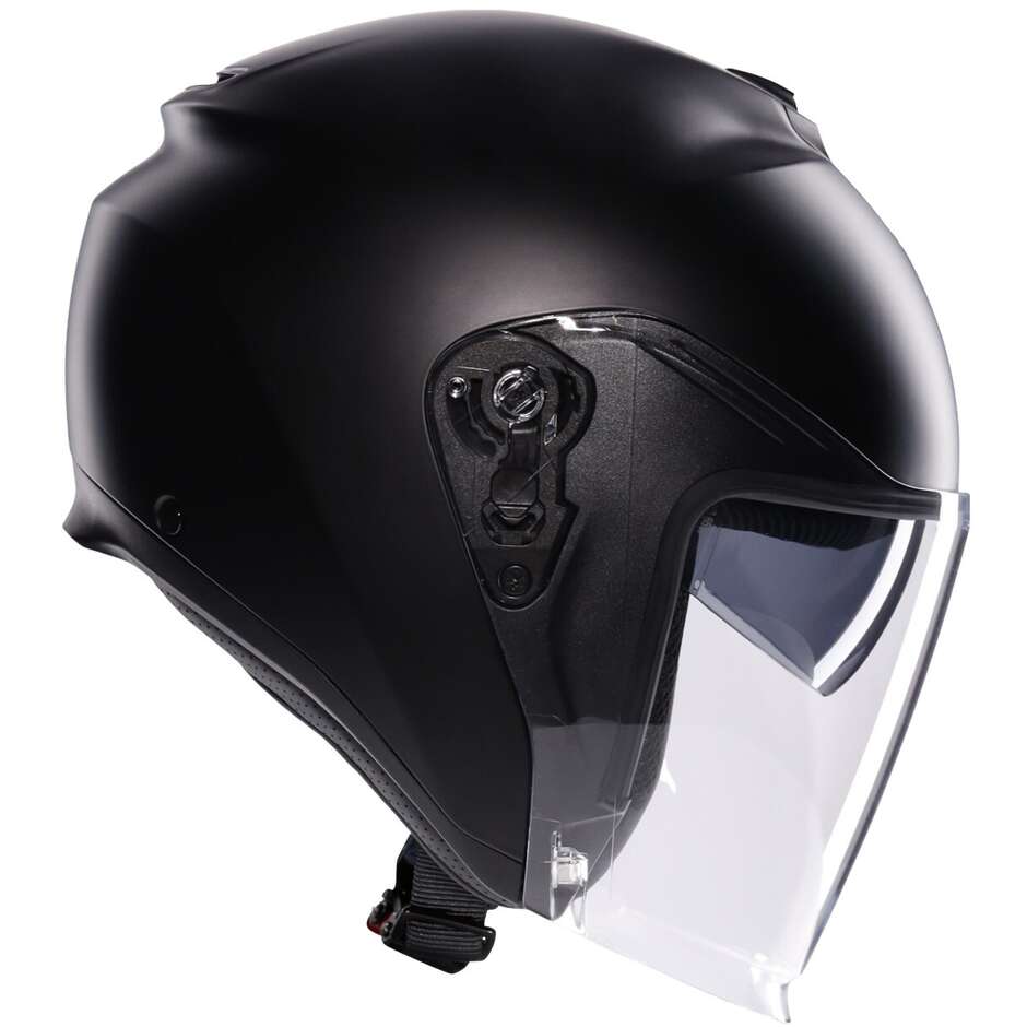 AGV IRIDES MONO Jet Motorcycle Helmet Matt Black