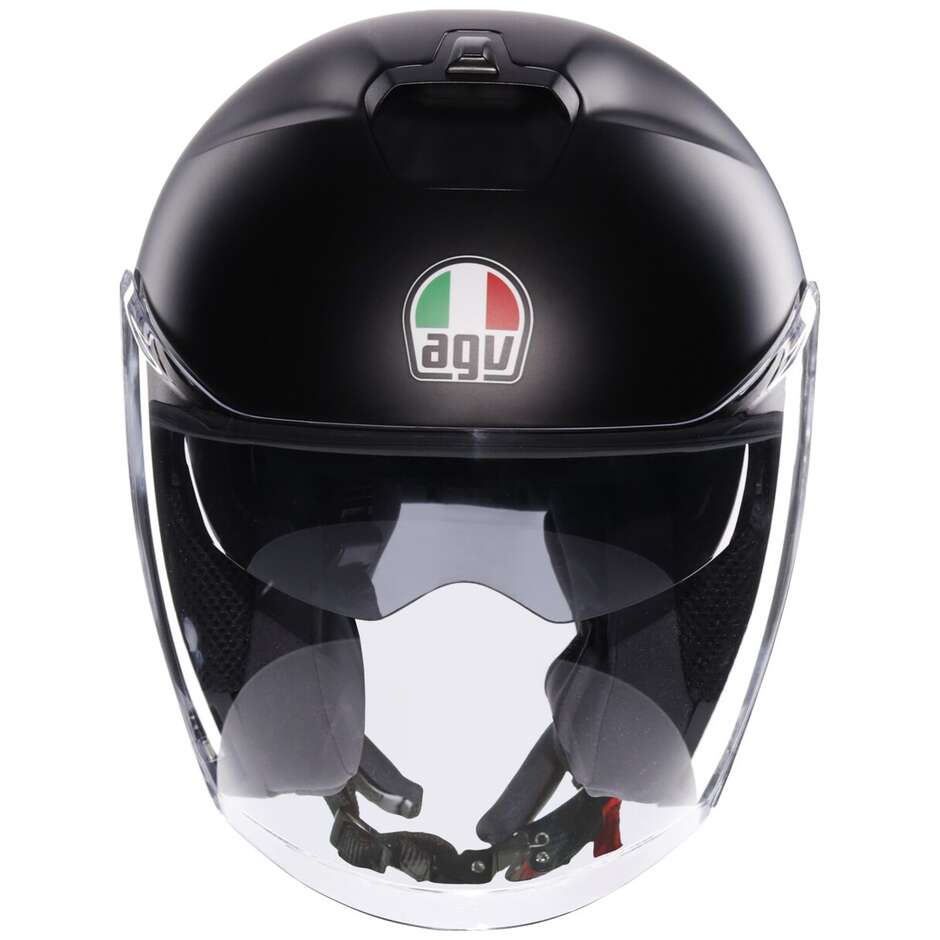 AGV IRIDES MONO Jet Motorcycle Helmet Matt Black
