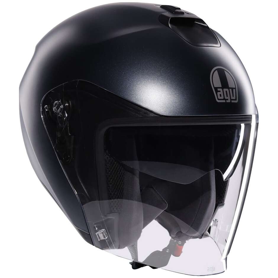 AGV IRIDES MONO Jet Motorradhelm Mattgrau Schiefer