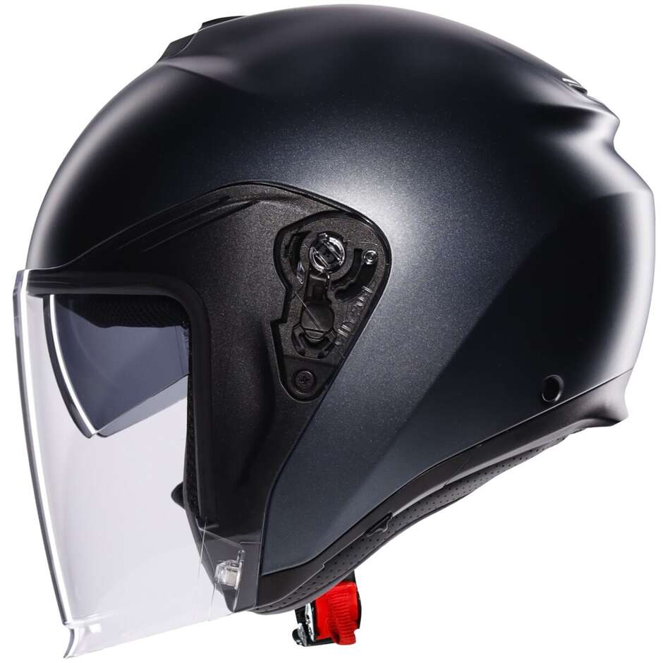 AGV IRIDES MONO Jet Motorradhelm Mattgrau Schiefer