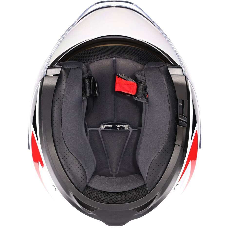 AGV IRIDES TOLOSA Jet Motorcycle Helmet Black Grey Red