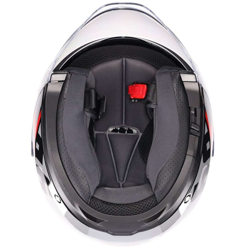 AGV IRIDES VALENZA Jet Motorcycle Helmet Matt Grey Black Red