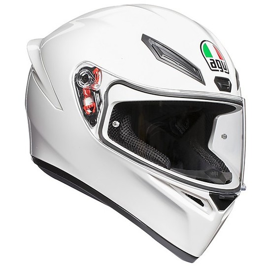 AGV K-1 Integral Motorcycle Helmet Glossy White