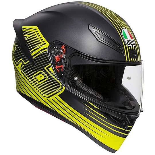 AGV K-1 Integral Motorcycle Helmet Top EDGE 46