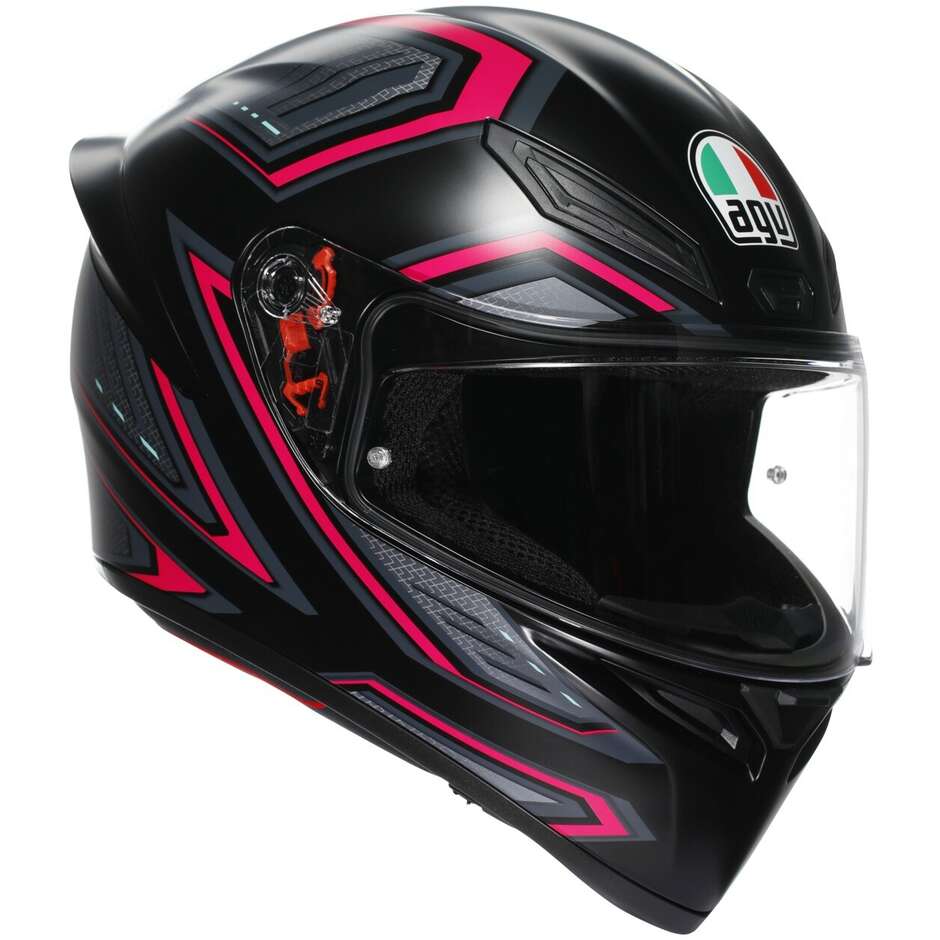 AGV K1 S SLING Integralhelm Motorradhelm Matt Schwarz Pink