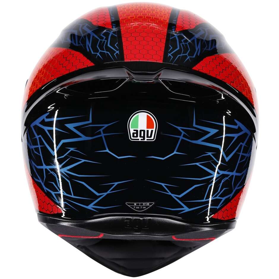 AGV K1 S SPEEDARMOR Full Face Motorcycle Helmet Black Orange Blue