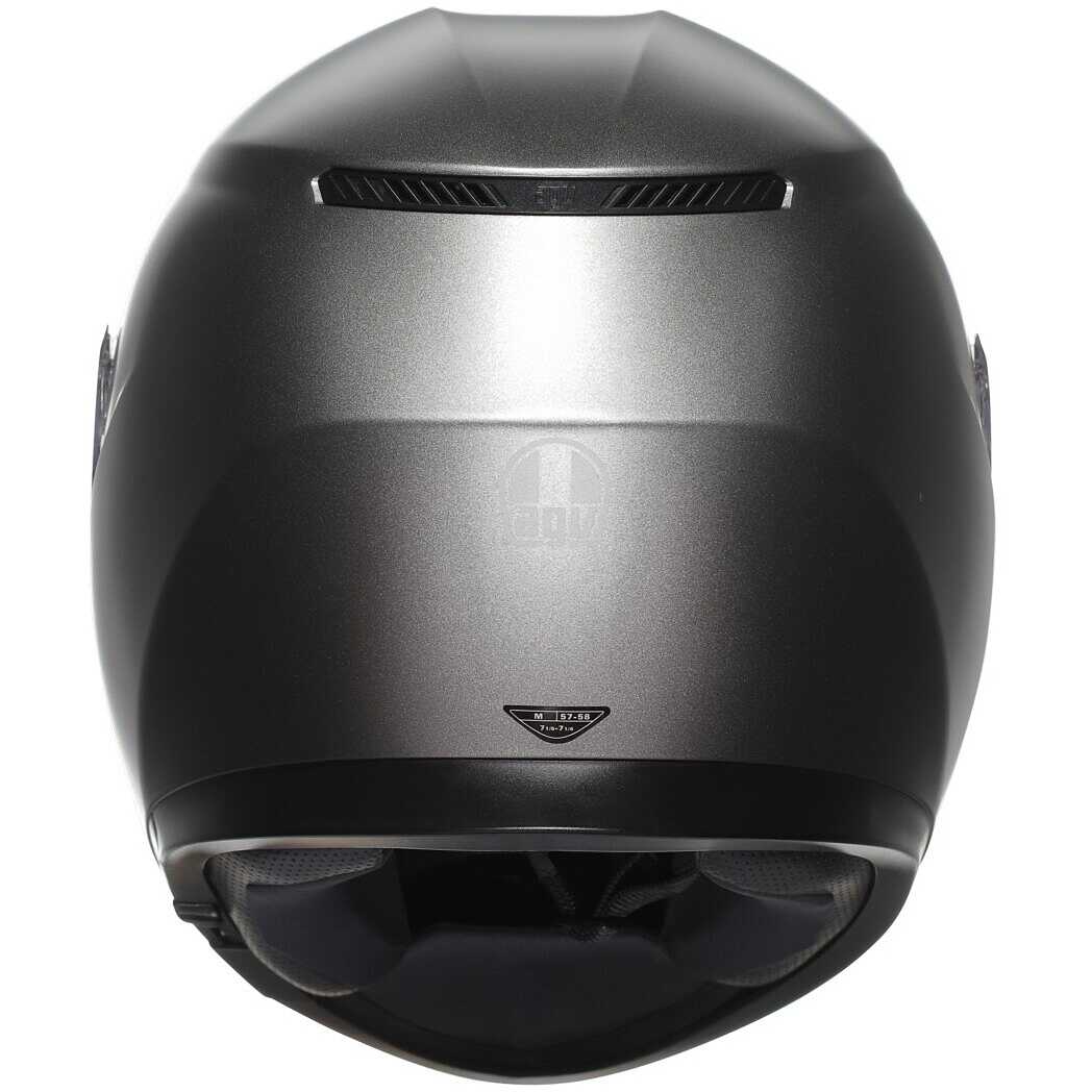 agv k3 grey Mono Solid Helmet Matte Nardo Gray / S suited to any riding style AGV K3 Compound Helmet Black
