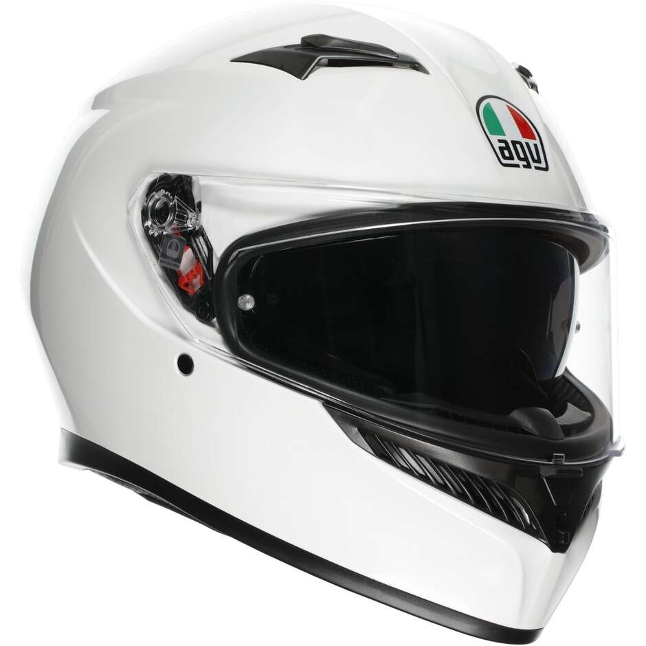 Agv K3 MONO Full Face Motorcycle Helmet White