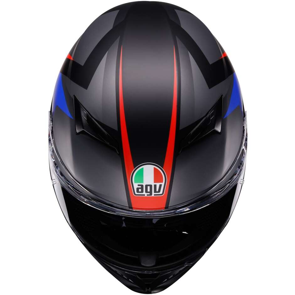 Agv K3 SYTH Integralhelm für Motorräder, mattschwarz-pink