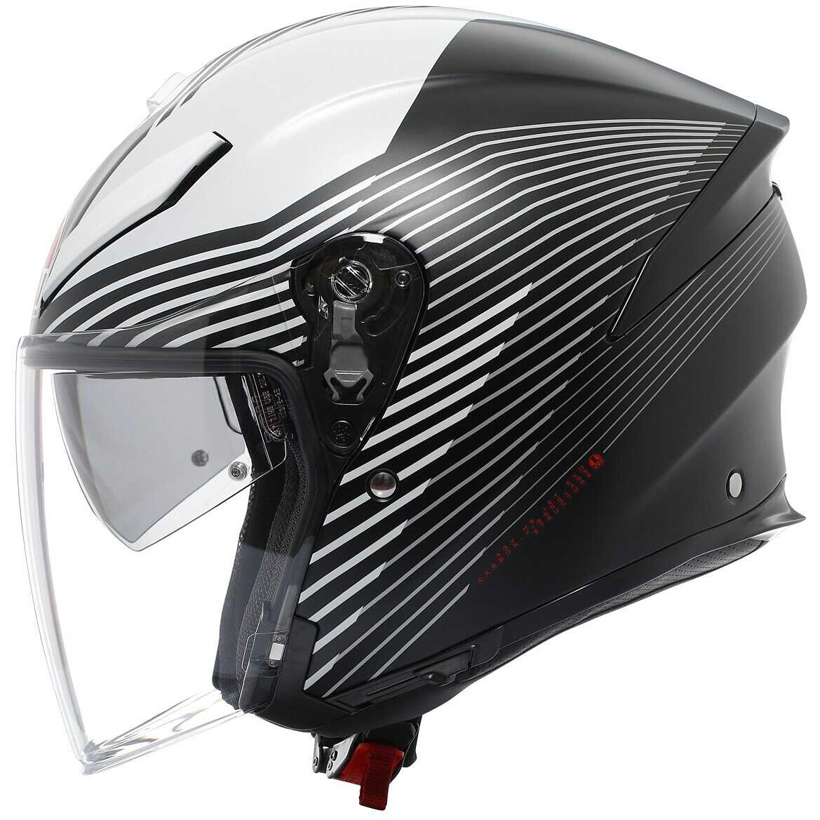 agv k5 black matte motorcycle helmet K1 S Lap Black/Gray/Red XL the perfect balance between sportiness and touring Agv Motorcycle AGV Visor K5