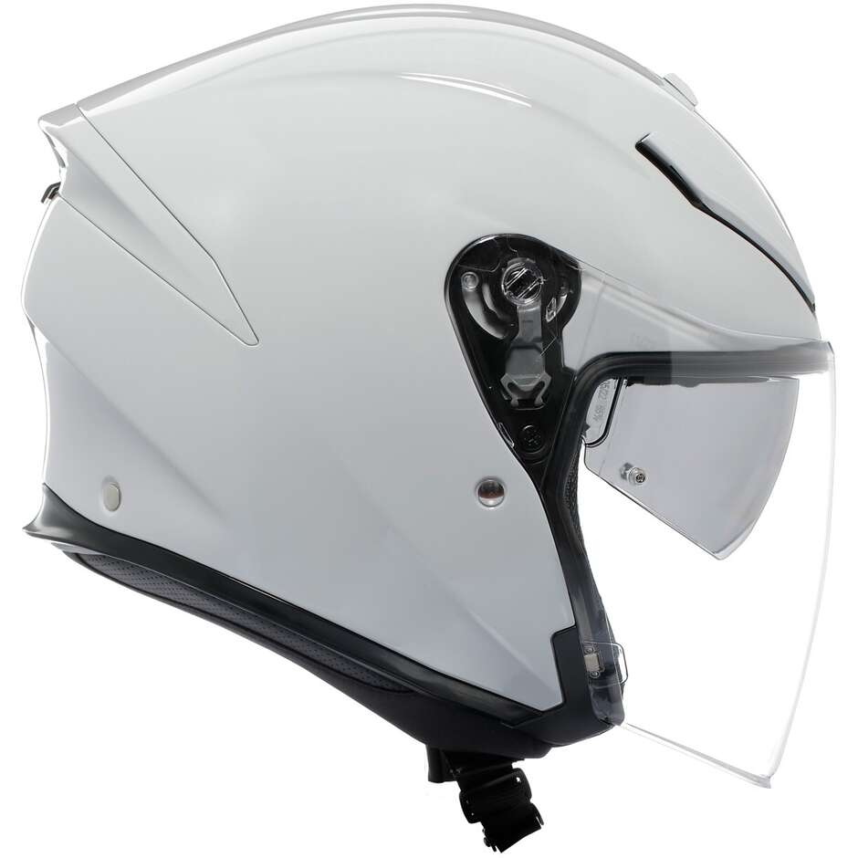 AGV K5 JET EVO MONO Jet Motorcycle Helmet White Stelvio