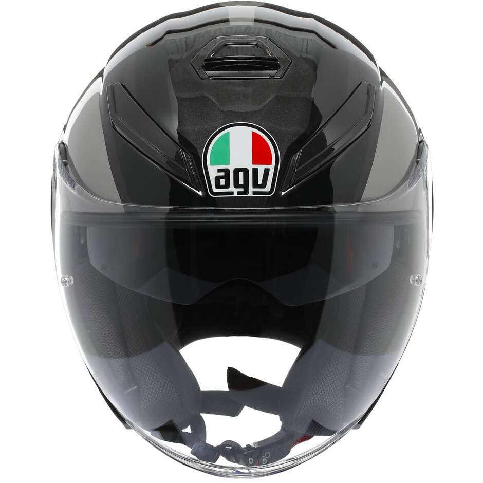 AGV K5 JET EVO TUNE Jet Motorcycle Helmet Grey Black