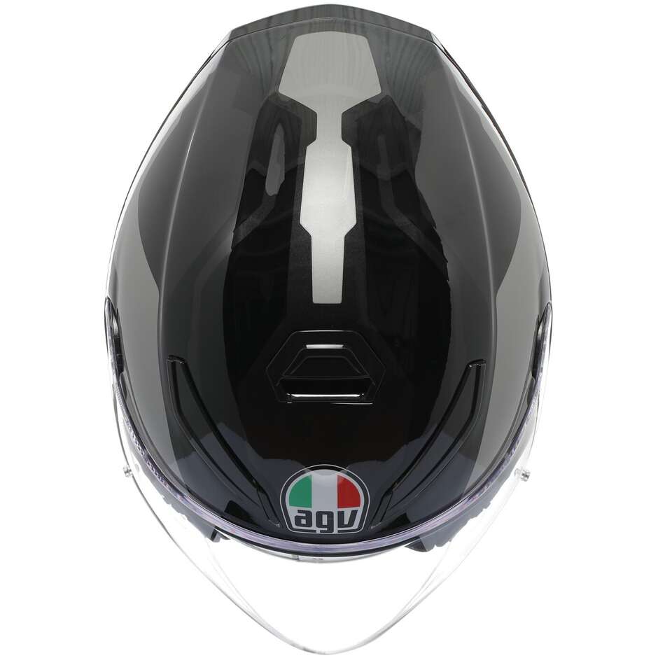 AGV K5 JET EVO TUNE Jet Motorcycle Helmet Grey Black