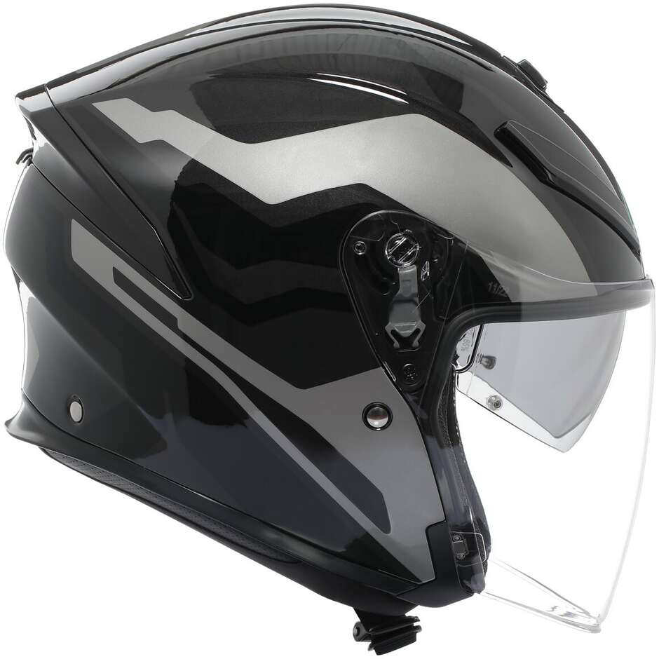 AGV K5 JET EVO TUNE Jet Motorcycle Helmet Grey Black