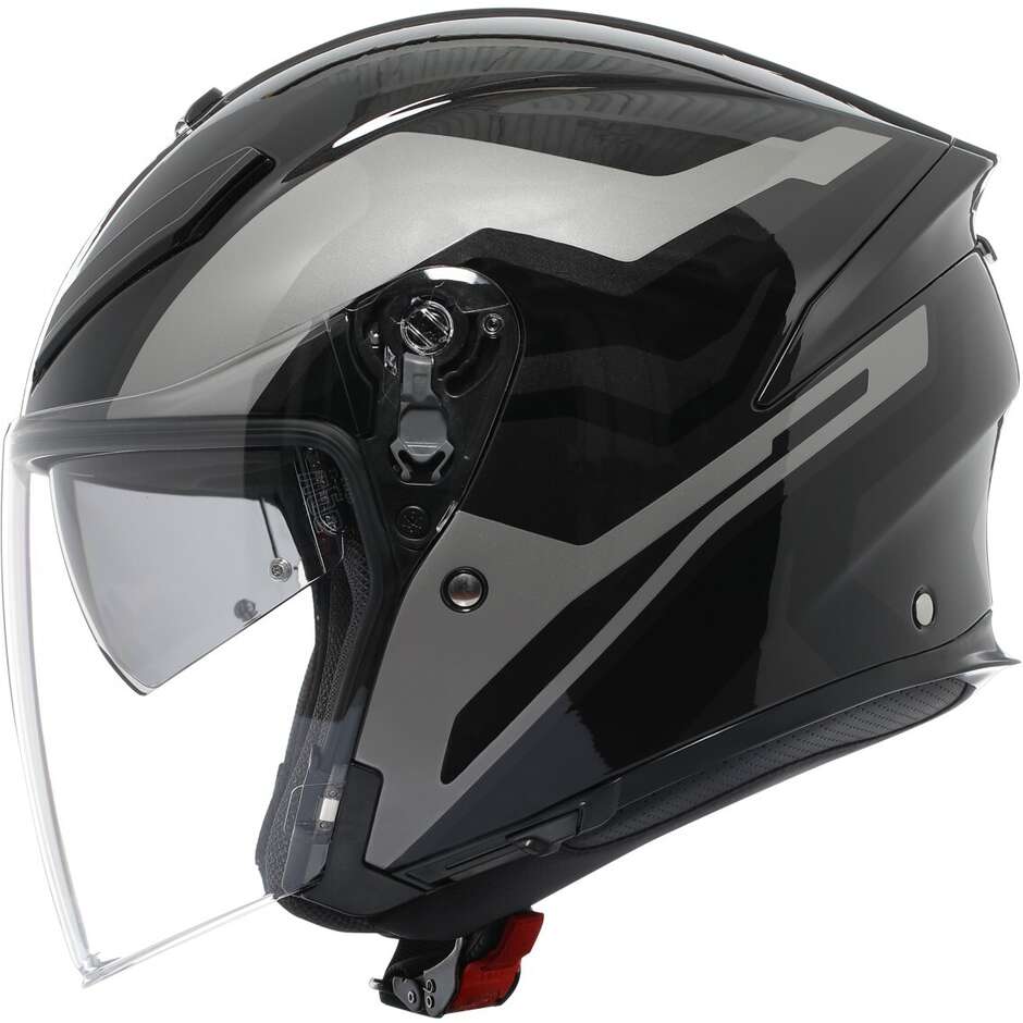 AGV K5 JET EVO TUNE Jet Motorcycle Helmet Grey Black