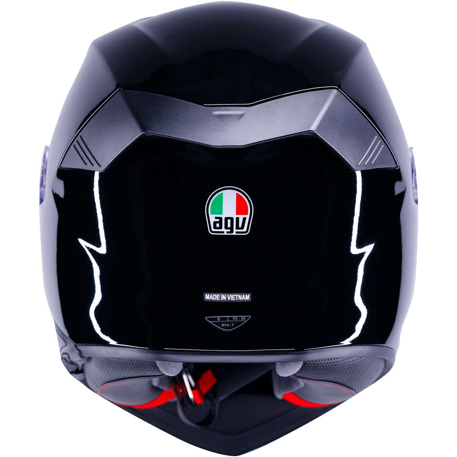 AGV K5 MONO Full Face Motorcycle Helmet Black