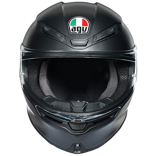 AGV K6 Mono Black Fiber Optic Full Face Helmet