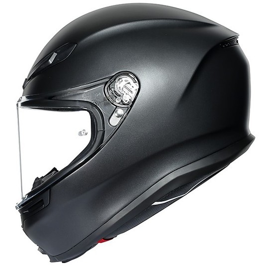 AGV K6 Mono Black Fiber Optic Full Face Helmet