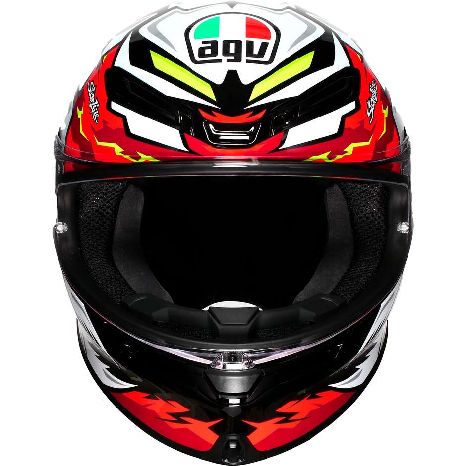 AGV K6 S BEZZECCHI 2024 Full-Face Touring Fiberglass Motorcycle Helmet