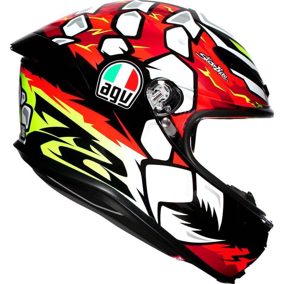 AGV K6 S BEZZECCHI 2024 Full-Face Touring Fiberglass Motorcycle Helmet