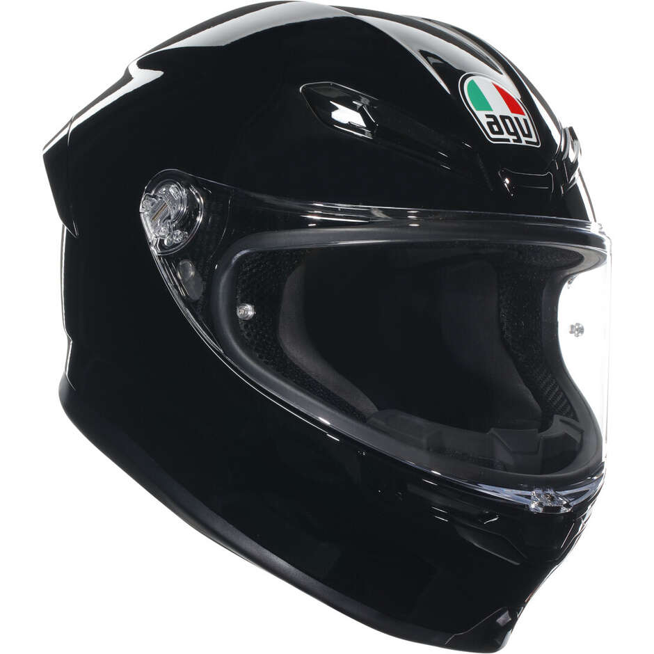 AGV K6 S Full Face Motorcycle Helmet Black