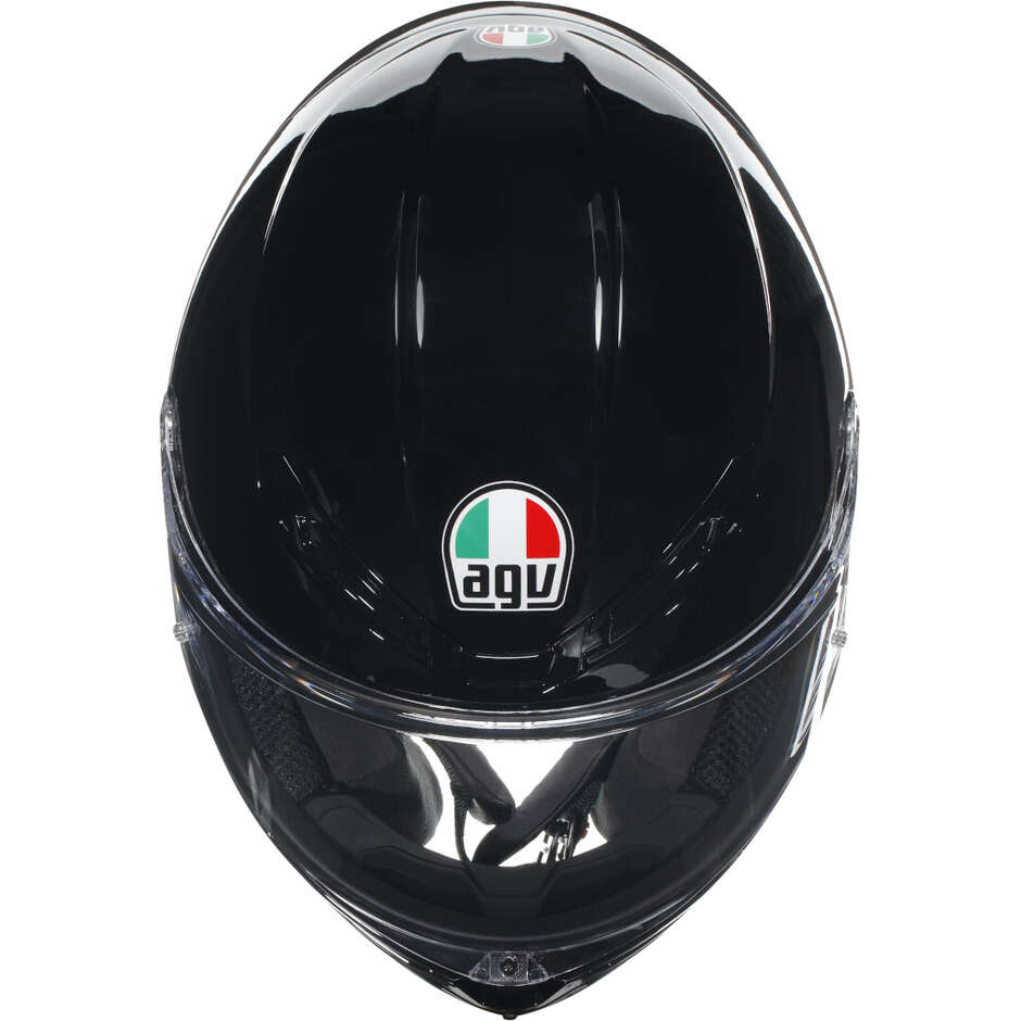 AGV K6 S Integralhelm für Motorräder, Schwarz