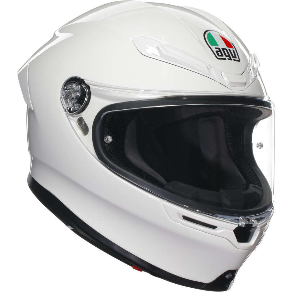AGV K6 S Integralhelm für Motorräder, Weiß
