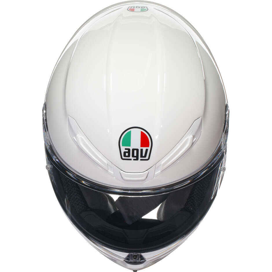 AGV K6 S Integralhelm für Motorräder, Weiß