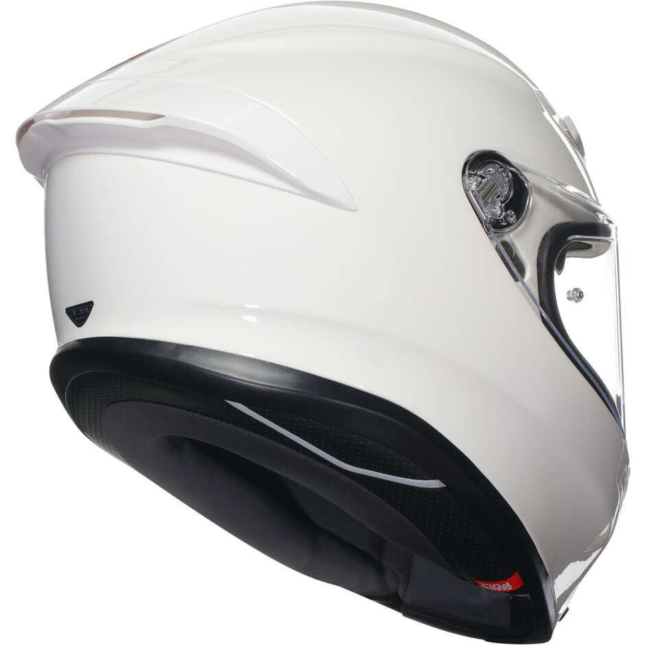 AGV K6 S Integralhelm für Motorräder, Weiß