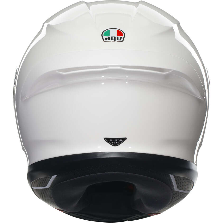 AGV K6 S Integralhelm für Motorräder, Weiß