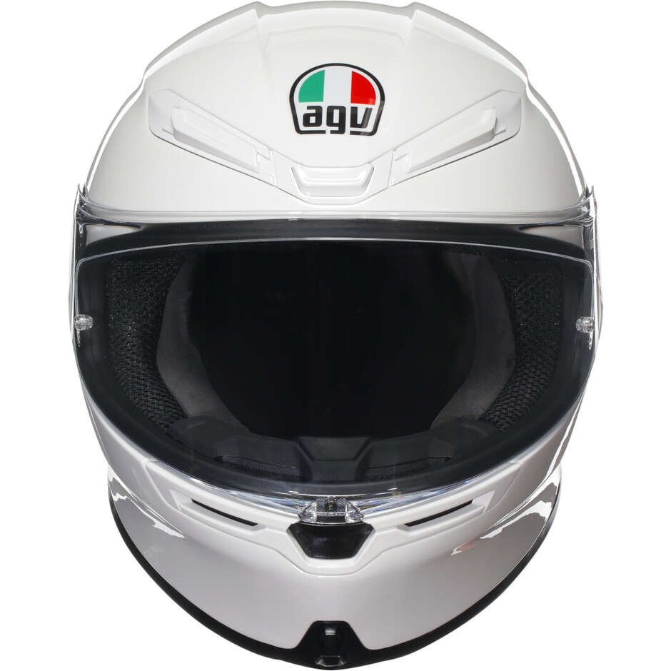 AGV K6 S Integralhelm für Motorräder, Weiß
