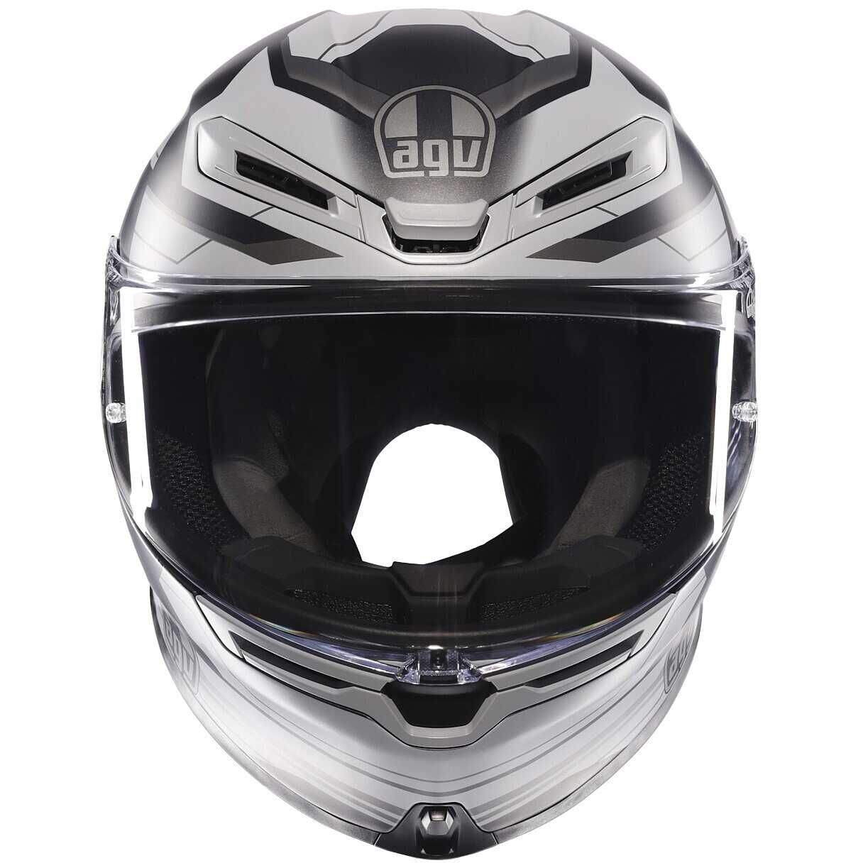 agv k6 s grey Enhance Grey/Fluo Yellow Lightweight. Safe. Eye-catching. TGP MotoRacing The aerodynamic spoiler evolves to split the air and limit buffeting at cruising speeds AGV - Helmet K6-S Karve
