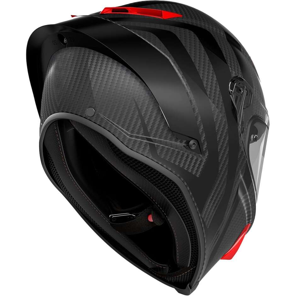 Agv PISTA GP RR INTREPIDO Full Face Motorcycle Helmet Matt Carbon Black Red